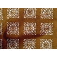 thumbnail image 5 of oneOone Cotton Poplin Orange Fabric Block Craft Projects Decor Fabric Printed By The Yard 56 Inch Wide, 5 of 5