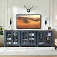 thumbnail image 6 of Joaxswe Buffet Storage Cabinet with Shelves & Doors, 31.5" Kitchen Cabinet with Adjustable Shelves, Blue, 6 of 6