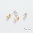 thumbnail image 4 of WINQ Single Solitaire Stud Earring Lab Grown Diamond 14K Gold Each, 4 of 5