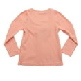 thumbnail image 2 of Girls' Peach Top with Lace Accents and Embroidered Flowers RH0294, 2 of 2