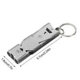 thumbnail image 6 of WWG Stainless Steel Whistle Double Tube Emergency Whistle 5.7x1.8x0.9cm Loud 150 Decibels for Outdoor Camping Hiking Hunting Safety Gear, 6 of 6