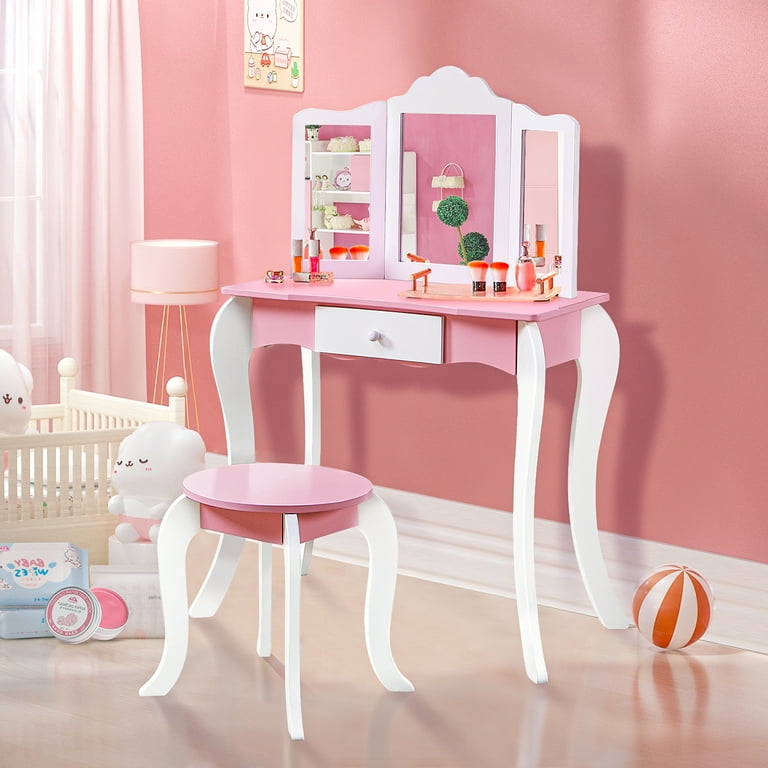 Little girl vanity sale desk