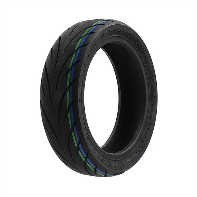 Rueda de Scooter Eléctrico de 10 Pulgadas, Neumático de Goma Sin Cámara 10,5 X 2,5, Neumático de Vacío para Patinete para P65 P100.