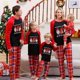 thumbnail image 1 of Merry Xmas Letter Print Family Christmas Pajamas Set 2024 New Year Clothes Adults Kids Matching Outfit Baby&Dog Romper Xmas Look, 1 of 4