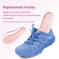 thumbnail image 5 of LTOHOE Memory Foam Insoles for Women, Replacement Shoe Inserts for Running Shoes, Hiking Shoes, Sneaker, Cushion Shoe Insoles Shock Absorbing for Foot Pain Relief, Comfort Inner Soles 8mm Pink US 5.5, 5 of 7