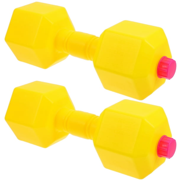 BRIGHTFUFU 1 par de mancuernas de peso ajustable, entrenamiento físico divertido, pesas con sensor, mancuernas de entrenamiento para niños pequeños, equipo de ejercicio, juguete para gimnasio en casa