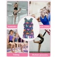 thumbnail image 4 of Gymnastics Leotards for Girls Dinosaur Sparkle Biketard Toddlers Kids Children, 4 of 6