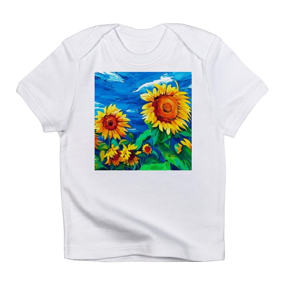 CafePress - Sunflowers Painting Infant T Shirt - Infant T-Shirt