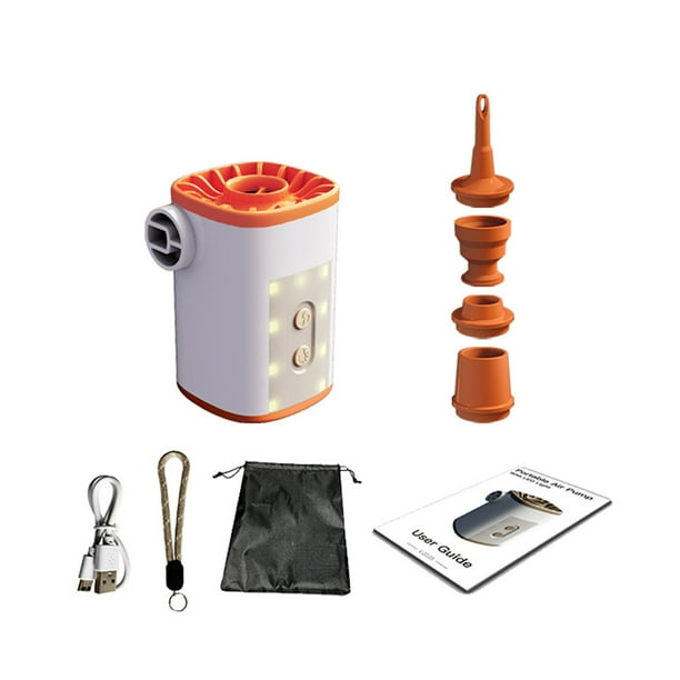 Advancent Equipo de acampada eficiente y conveniente, bomba inflable para exteriores con caída para acampar, luz ABS eficiente para acampar Estufas de camping tipo+2