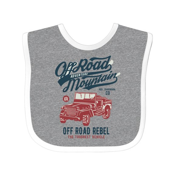 Inktastic Off Road Boys or Girls Baby Bib