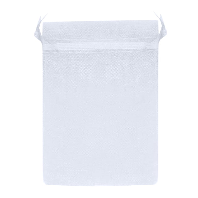 Hinati Clearance 30 Pieces Drawstring Organza Jewelry Candy Bags Stand up Reusable Food Storage Bags, BPA Free Reusable Ziplock Bags for Gallon, Quart, Sandwich, Snack, Fruit Vegetable Bread