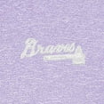 thumbnail image 2 of Men's Antigua  Lavender Atlanta Braves Hunk Quarter-Zip Top, 2 of 2