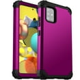 thumbnail image 2 of JTCASES for Samsung Galaxy A51 5G Case, Drop Resistant Corners, Wireless Charging, Heavy Duty Shockproof Hybrid Hard PC Bumper, Camera Protection, Skin-feel Anti-scratch Tough Cover, Purple, 2 of 7
