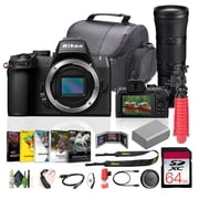 Nikon Z50II Mirrorless Camera Bundle with NIKKOR Z 180-600mm Lens & 64GB SD Card (International Model)
