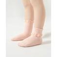 thumbnail image 3 of Toddler Girls Baby Ruffle Socks Cute Cotton White Turn Cuff Frilly Dress Little Girls Socks 12M-6Y, 3 of 8