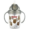 thumbnail image 6 of Nuby Tritan No Spill Flip N' Sip Twin Handle Printed Cup with 360 Weighted Straw, 6 of 7