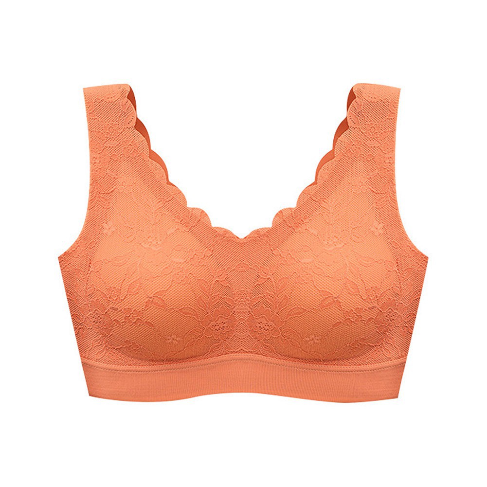 Wisremt Women's Sports Bra Seamless Antivibration Vest Bra