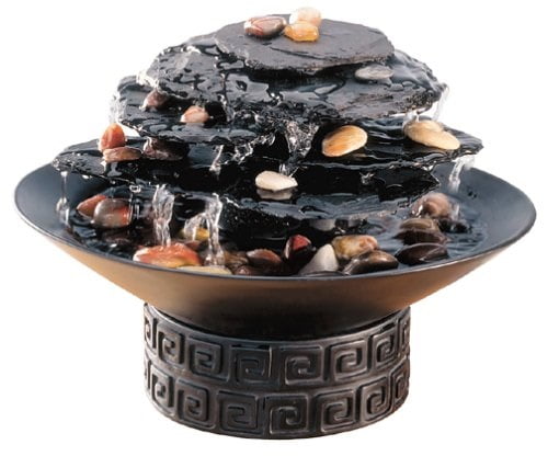 HoMedics WF-ROCK Rock Garden Thletop Fountain by