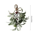 thumbnail image 3 of Artificial Mistletoe Wall Hanging Christmas Home Fireplace Interior Decoration Christmas Tree Accessories Hanging, Green #1, 3 of 6