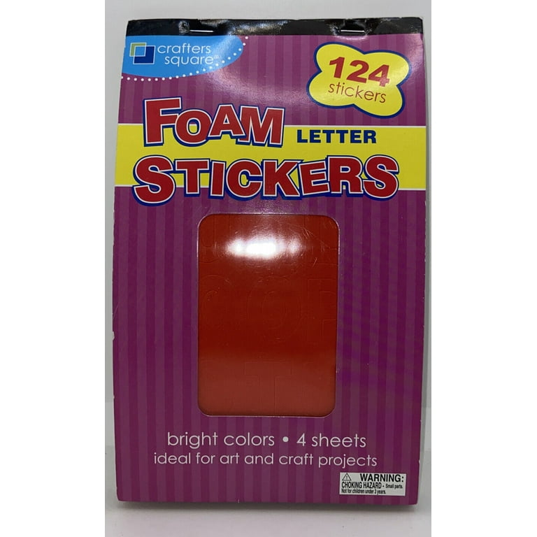 Foam Letter Stickers