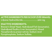 Tomlyn Immune Support مسحوق L-Lysine اليومي للقطط والقطط الصغيرة، مكمل ليسين بنكهة الأسماك للقطط والقطط لدعم صحة المناعة، وظيفة العين الطبيعية وصحة الجهاز التنفسي، 3.5 أوقية.