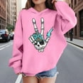 thumbnail image 6 of Cowsor Halloween Girls Casual Hoodies Cute Graphic Pullover Tops for Teen Girls 2025 Long Sleeve Hoodies Winter Clothes, 6 of 7
