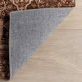 thumbnail image 3 of nuLOOM Feliciti SplashGuard Floral & Paisley Machine Washable Area Rug, 4' x 6', Feliciti Brown, 3 of 11