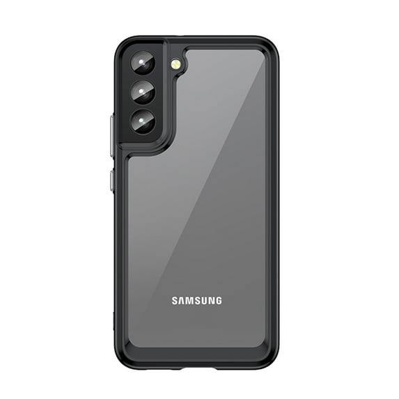 SaniMore Samsung Galaxy S23 Plus Case (6.6 inch 2023 Release), Soft Shockproof TPU Bumper Crystal-clear PC Back No-yellowing Anti-drop Ultra-slim Lightweight Rugged Cover For Galaxy S23 Plus,Black