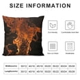 thumbnail image 5 of BANET Black Background Square Throw Pillow Covers , on Decorative Couch Pillows Case with Hidden Zipper, Print Throws for Home 22x22in, 5 of 5