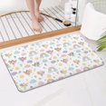 thumbnail image 4 of Pastel Fairy Rainbow Pattern Bathroom Rugs Mat,Non Slip Microfiber Bathroom Rug,Rubber Backing,Soft Bathroom Mats for Bathroom Floor,Tub and Shower,17x30in(43x75cm), 4 of 5