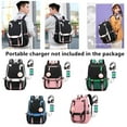 thumbnail image 5 of Travel Laptop Backpack, 18 Inch Extra Large Backpacks for Teen, Water Resistant Back Pack, Business Men Sturdy Computer Bag with USB Charging Port, Gifts, 5 of 6