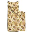 thumbnail image 2 of Highland Cow and Sunflower Print Teens Toddler Nap Mat with Pillow, Sleeping Mat Bag for Preschool Daycare 50"x20", 2 of 6
