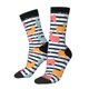 thumbnail image 1 of Fotbe Colorful Llama Calcetas Largas con Estampado para Hombre y Mujer – Calcetas de Compresión Transpirables y Elásticas, Viajar y Uso Diario Talla 5-11, 1 of 6