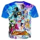 thumbnail image 2 of Saint Seiya camiseta moda camisetas niños Hip Hop Tops Tees Anime 3d imprimir camiseta de verano gráfico Tops niños Tee, 2 of 4
