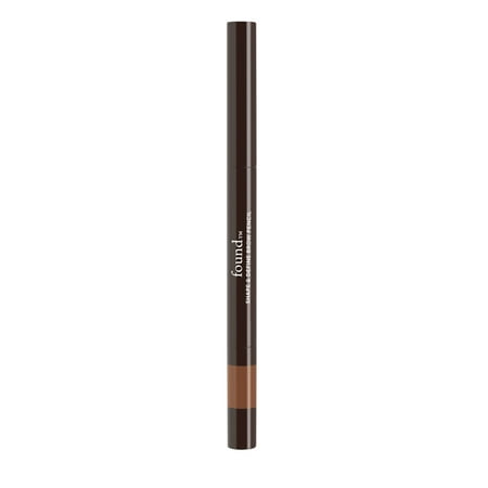 FOUND SHAPE & DEFINE Brow Pencil with Kiwi and Bilberry, 03 Medium Brown, 0.01 fl