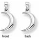 thumbnail image 4 of Necklace, chain with moon pendant, sterling silver, dimensions: 15 x 4 mm, gift box, 4 of 4