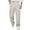 A-Beige446, variant on XIAONU Dress Pants For Men Formal Stretchy Work Pants Solid Color Wide Leg Trousers With Pockets