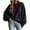 Black, variant on TGSLY Women's Batwing Long Sleeve Sweatshirt Lightweight Crew Neck Drop Shoulder Fall Tops Relaxed Casual Solid Color Workout Pullovers XXL