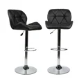 thumbnail image 2 of Elecwish Urban Hipster Bar Stool with 360-Degree Swivel & Adjustable Height, Black, Set of 2, 2 of 9