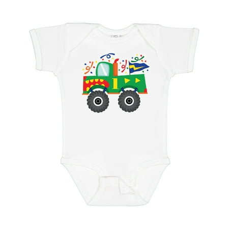 

Inktastic 1st Birthday Monster Truck Gift Baby Boy Bodysuit