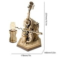 thumbnail image 2 of Mistaha Musical Journey: DIY 3D Wooden Cello Music Box Puzzle Model Craft Kit - Creative Home Decor Gift, Interactive Melody Box, CN07, 2 of 6