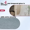 thumbnail image 7 of 28" X 80" Interior Frosted Glass Pantry Door Slab Solid Manufacture Wood White Standard Door For French Doors 80''H/96H'', 7 of 7