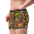 thumbnail image 4 of Balery Paisley7 Men's Boxer Briefs, Soft and Breathable Cotton Underwear with nylon Waistband-Small, 4 of 9