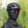 thumbnail image 4 of Unisex Summer Outdoor Face Mask - Ice Silk Breathable Sun Protection Cover for Cycling, Fishing & Motorcycle Riding, Ventilated Design, One Size, Black, 4 of 6