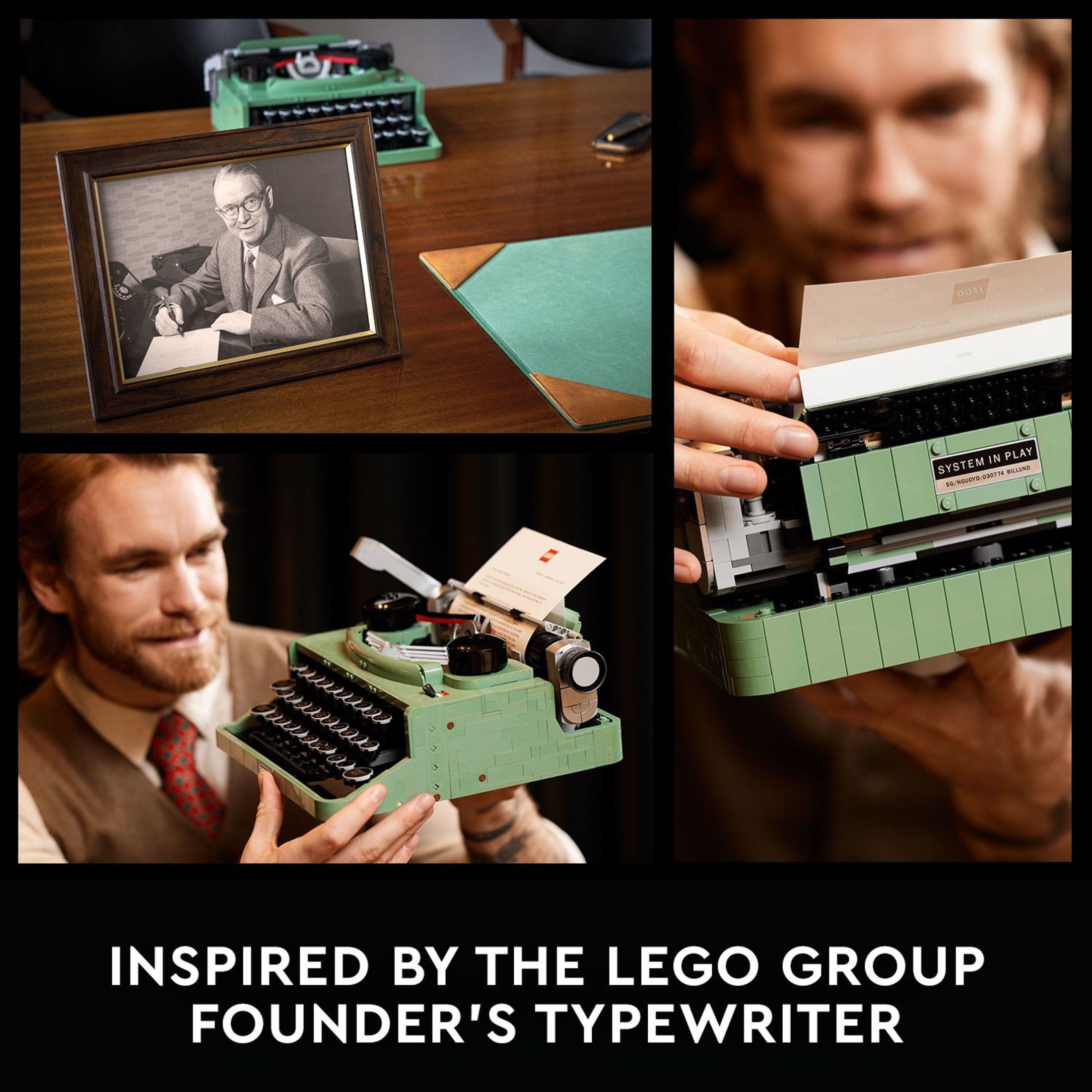 LEGO Ideas Typewriter 21327 Building Kit; Collectible
