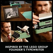 LEGO Ideas Typewriter 21327 Building Kit; Collectible Display Model for Adults That Sparks Nostalgic Memories; Unique Gift Idea for LEGO Fans, Writers and Lovers of All Things Retro (2,079 Pieces)