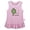 Pink Sleeveless Dresses, variant on iDzn A is For Artichoke Funny Dresses For Baby, Newborn Babies Skirts, Infant Princess Dress, 0-24M Kids Graphic Clothes (Pink Raglan Dresses, 0-6 Months)