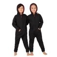 thumbnail image 5 of Joggies - Family Matching Black and Deep Red Hoodie One Pieces for Boys, Girls, Men, Women and Pets - Adult - Small (Fits 5'5 - 5'7"), 5 of 6