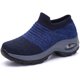 thumbnail image 1 of HAOSHIDUO Zapatillas de Tenis para Mujer Ligeras cómodas de Malla Calzado de Caminata para Mujer sin Cordones Azul 23.0 cm Azul 23.0 cm Xishao ropa, 1 of 2