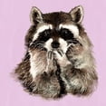 thumbnail image 3 of CafePress - Cute Humorous Watercolor Raccoon Blowing A Kiss Wo - Women's Nightshirt, 3 of 4